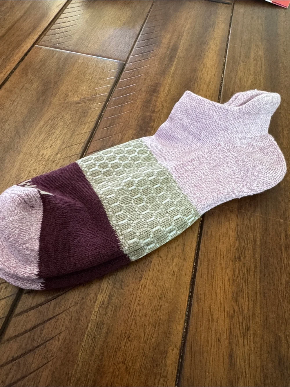Bombas Comfort Blend Colorblock Ankle Socks - Pink, Light Blue & Lavender